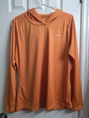 NWT Willit Men's UPF 50+ Sun Protection Hoodie - Orange - XL